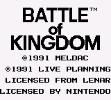 Battle of Kingdom screenshot 3 for GameBoy